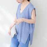 【natural couture】Vネックベスト | RMAF NICE CLAUP / OLIVE des OLIVE | 詳細画像13