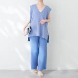 【natural couture】Vネックベスト | RMAF NICE CLAUP / OLIVE des OLIVE | 詳細画像14