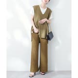 【natural couture】Vネックベスト | RMAF NICE CLAUP / OLIVE des OLIVE | 詳細画像18