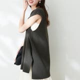 【natural couture】Vネックベスト | RMAF NICE CLAUP / OLIVE des OLIVE | 詳細画像4