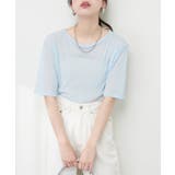 【natural couture】パワーメッシュ半袖プルオーバー | NICE CLAUP / OLIVE des OLIVE OUTLET | 詳細画像4