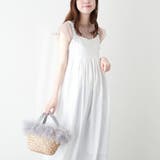 【natural couture】肩ひもギャザーキャミワンピース | OLIVE des OLIVE OUTLET | 詳細画像9 