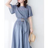 【natural couture】フレア袖太ベルトワンピース | NICE CLAUP / OLIVE des OLIVE OUTLET | 詳細画像12