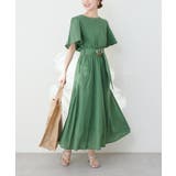 【natural couture】フレア袖太ベルトワンピース | NICE CLAUP / OLIVE des OLIVE OUTLET | 詳細画像13