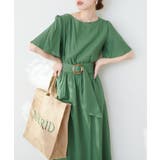【natural couture】フレア袖太ベルトワンピース | NICE CLAUP / OLIVE des OLIVE OUTLET | 詳細画像14