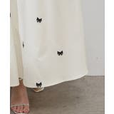 【natural couture】リボン刺繍タックフレアスカート | NICE CLAUP / OLIVE des OLIVE OUTLET | 詳細画像13