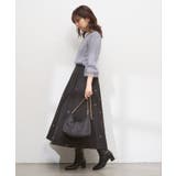 【natural couture】リボン刺繍タックフレアスカート | NICE CLAUP / OLIVE des OLIVE OUTLET | 詳細画像17