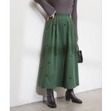 【natural couture】リボン刺繍タックフレアスカート | NICE CLAUP / OLIVE des OLIVE OUTLET | 詳細画像23