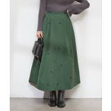 【natural couture】リボン刺繍タックフレアスカート | NICE CLAUP / OLIVE des OLIVE OUTLET | 詳細画像25