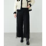 【natural couture】T/Rツイルチュールロングパンツ | NICE CLAUP / OLIVE des OLIVE　OUTLET | 詳細画像24 