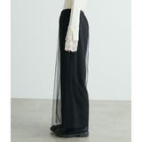 【natural couture】T/Rツイルチュールロングパンツ | NICE CLAUP / OLIVE des OLIVE　OUTLET | 詳細画像19 