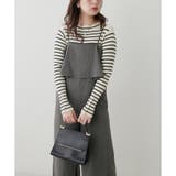 ブラック系 | 【natural couture】フレアビスチェ風サロペット | NICE CLAUP / OLIVE des OLIVE　OUTLET