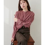 ピンク系 | 袖口パールキャンディースリーブブラウス | NICE CLAUP / OLIVE des OLIVE　OUTLET