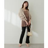 【natural couture】細プリーツキャミブラウス | NICE CLAUP / OLIVE des OLIVE　OUTLET | 詳細画像24 