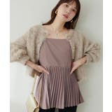 【natural couture】細プリーツキャミブラウス | NICE CLAUP / OLIVE des OLIVE　OUTLET | 詳細画像25 