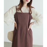 【natural couture】ネットチュールアシメ切替プルオーバー | NICE CLAUP / OLIVE des OLIVE　OUTLET | 詳細画像5 