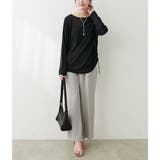 【natural couture】ざらざらシアー天竺ゆるトップス | NICE CLAUP / OLIVE des OLIVE　OUTLET | 詳細画像15 