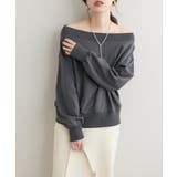 【natural couture】オフショルにもなる2way裏毛プルオーバー | NICE CLAUP / OLIVE des OLIVE OUTLET | 詳細画像3