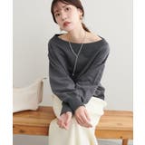 【natural couture】オフショルにもなる2way裏毛プルオーバー | NICE CLAUP / OLIVE des OLIVE OUTLET | 詳細画像5