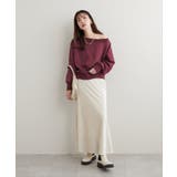 【natural couture】オフショルにもなる2way裏毛プルオーバー | NICE CLAUP / OLIVE des OLIVE OUTLET | 詳細画像26