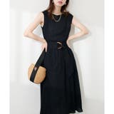 【natural couture】べっ甲Dかん太ベルト涼しげワンピース | NICE CLAUP / OLIVE des OLIVE　OUTLET | 詳細画像19 