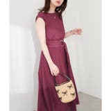 【natural couture】べっ甲Dかん太ベルト涼しげワンピース | NICE CLAUP / OLIVE des OLIVE　OUTLET | 詳細画像16 