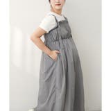 【natural couture】〈mamamo〉ギャザー切替ボリュームワ… | NICE CLAUP / OLIVE des OLIVE　OUTLET | 詳細画像2 