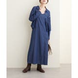 インディゴブルー | 【natural couture】アソートデニムキャミワンピース | NICE CLAUP / OLIVE des OLIVE　OUTLET