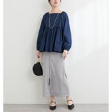osono×ako Wジップカットポンチナロースカート | NICE CLAUP / OLIVE des OLIVE OUTLET | 詳細画像25