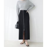osono×ako Wジップカットポンチナロースカート | NICE CLAUP / OLIVE des OLIVE OUTLET | 詳細画像28