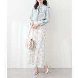 花柄カットジャガードマーメイドスカート | NICE CLAUP / OLIVE des OLIVE OUTLET | 詳細画像2