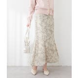 花柄カットジャガードマーメイドスカート | NICE CLAUP / OLIVE des OLIVE OUTLET | 詳細画像8