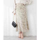 花柄カットジャガードマーメイドスカート | NICE CLAUP / OLIVE des OLIVE OUTLET | 詳細画像12