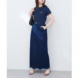 【natural couture】裾フリンジスカラップデニムスカート | NICE CLAUP / OLIVE des OLIVE　OUTLET | 詳細画像25 