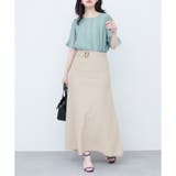 【natural couture】セットアップ対応べっこうベルト付きニット | NICE CLAUP / OLIVE des OLIVE　OUTLET | 詳細画像7 