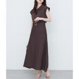 ブラウン | 【natural couture】セットアップ対応べっこうベルト付きニット | NICE CLAUP / OLIVE des OLIVE　OUTLET