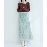 【natural couture】オーソドックスフラワープリーツスカート | NICE CLAUP / OLIVE des OLIVE　OUTLET | 詳細画像6 