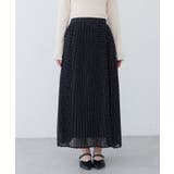 【natural couture】オーソドックスフラワープリーツスカート | NICE CLAUP / OLIVE des OLIVE　OUTLET | 詳細画像8 