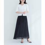 【natural couture】オーソドックスフラワープリーツスカート | NICE CLAUP / OLIVE des OLIVE　OUTLET | 詳細画像16 