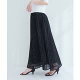 【natural couture】オーソドックスフラワープリーツスカート | NICE CLAUP / OLIVE des OLIVE　OUTLET | 詳細画像18 