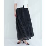 【natural couture】オーソドックスフラワープリーツスカート | NICE CLAUP / OLIVE des OLIVE　OUTLET | 詳細画像19 