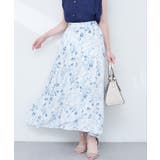 【natural couture】【mizu】長さ変えられる後ろ下がりヘムスカー… | NICE CLAUP / OLIVE des OLIVE　OUTLET | 詳細画像4 