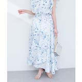 ブルー系 | 【natural couture】【mizu】長さ変えられる後ろ下がりヘムスカー… | NICE CLAUP / OLIVE des OLIVE　OUTLET