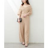 【natural couture】カットレースフロントクロスサロペ | NICE CLAUP / OLIVE des OLIVE　OUTLET | 詳細画像2 