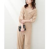 【natural couture】カットレースフロントクロスサロペ | NICE CLAUP / OLIVE des OLIVE　OUTLET | 詳細画像3 