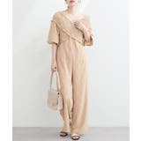 【natural couture】カットレースフロントクロスサロペ | NICE CLAUP / OLIVE des OLIVE　OUTLET | 詳細画像5 