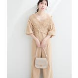 【natural couture】カットレースフロントクロスサロペ | NICE CLAUP / OLIVE des OLIVE　OUTLET | 詳細画像6 