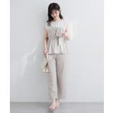 【natural couture】涼しげハイウエストストレートパンツ | NICE CLAUP / OLIVE des OLIVE　OUTLET | 詳細画像26 