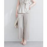 【natural couture】涼しげハイウエストストレートパンツ | NICE CLAUP / OLIVE des OLIVE　OUTLET | 詳細画像27 