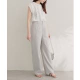 【natural couture】涼しげハイウエストストレートパンツ | NICE CLAUP / OLIVE des OLIVE　OUTLET | 詳細画像30 